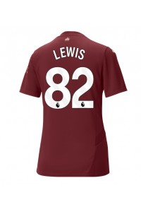 Manchester City Rico Lewis #82 Fotballdrakt Tredje Klær Dame 2024-25 Korte ermer